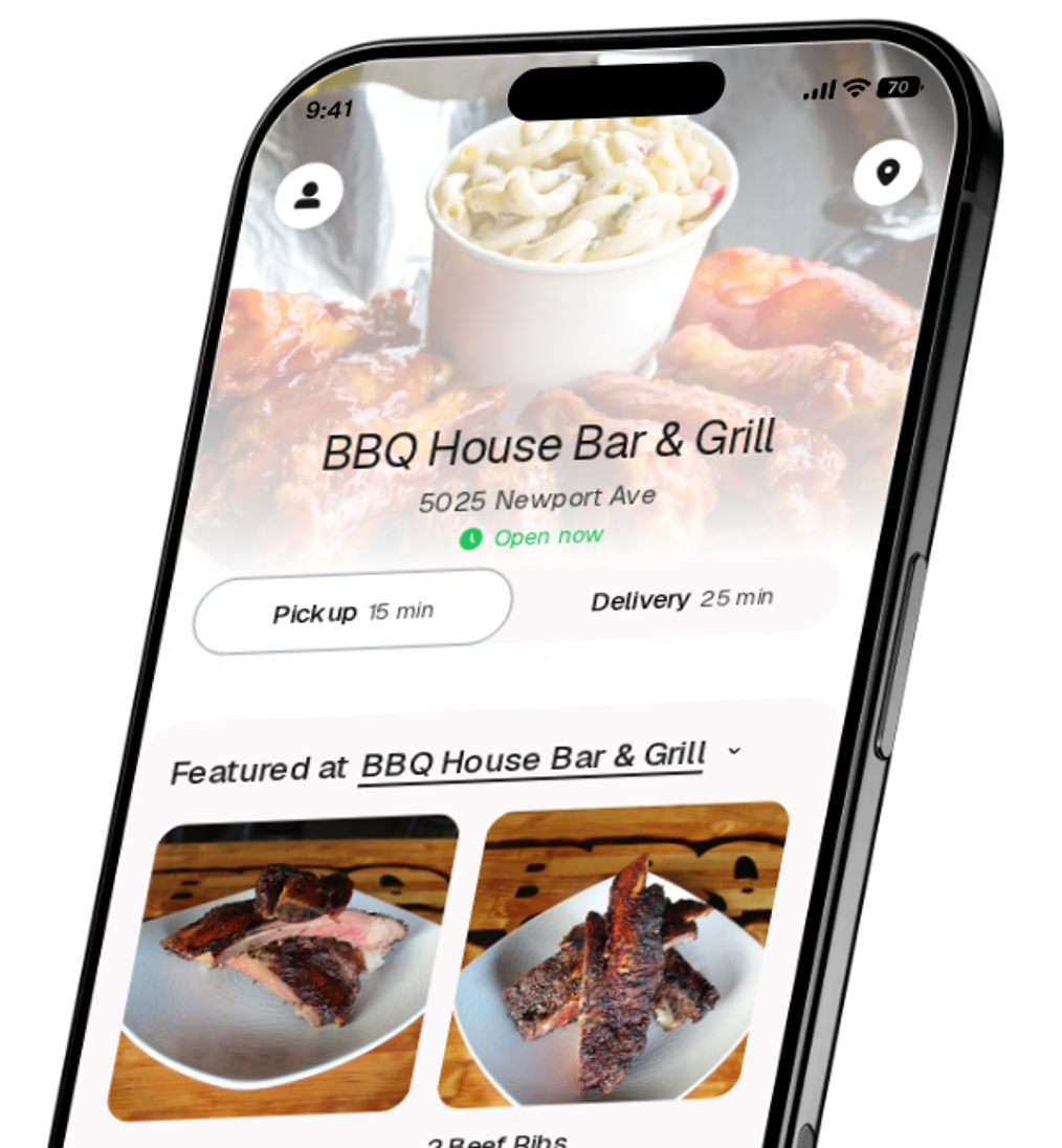 BBQ House Bar & Grill app preview